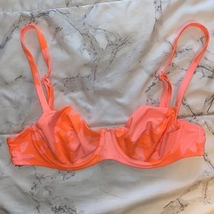 Aerie Orange Bikini Top